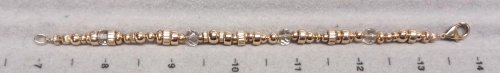 Judy Larson's Five Year Bracelet  - , Beading, Beads,  I might do differently matte and stardust beads